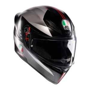 AGV K1-S Lap Matt Helmet - Black Grey Red